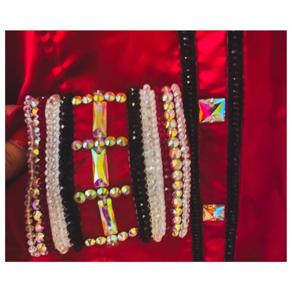 Red Western Show Shirt Size XL - Picture 4 of 4